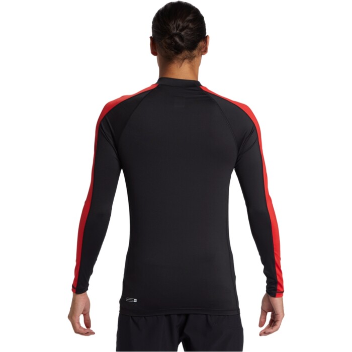 2024 Quiksilver Mens Griff UPF50 Long Sleeve Rash Vest AQYWR03179 - Black